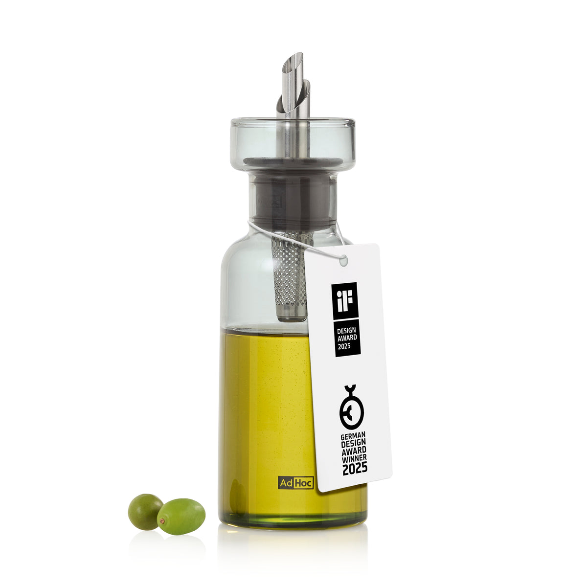 AromaPour Öl- / Essigspender, graues Glas