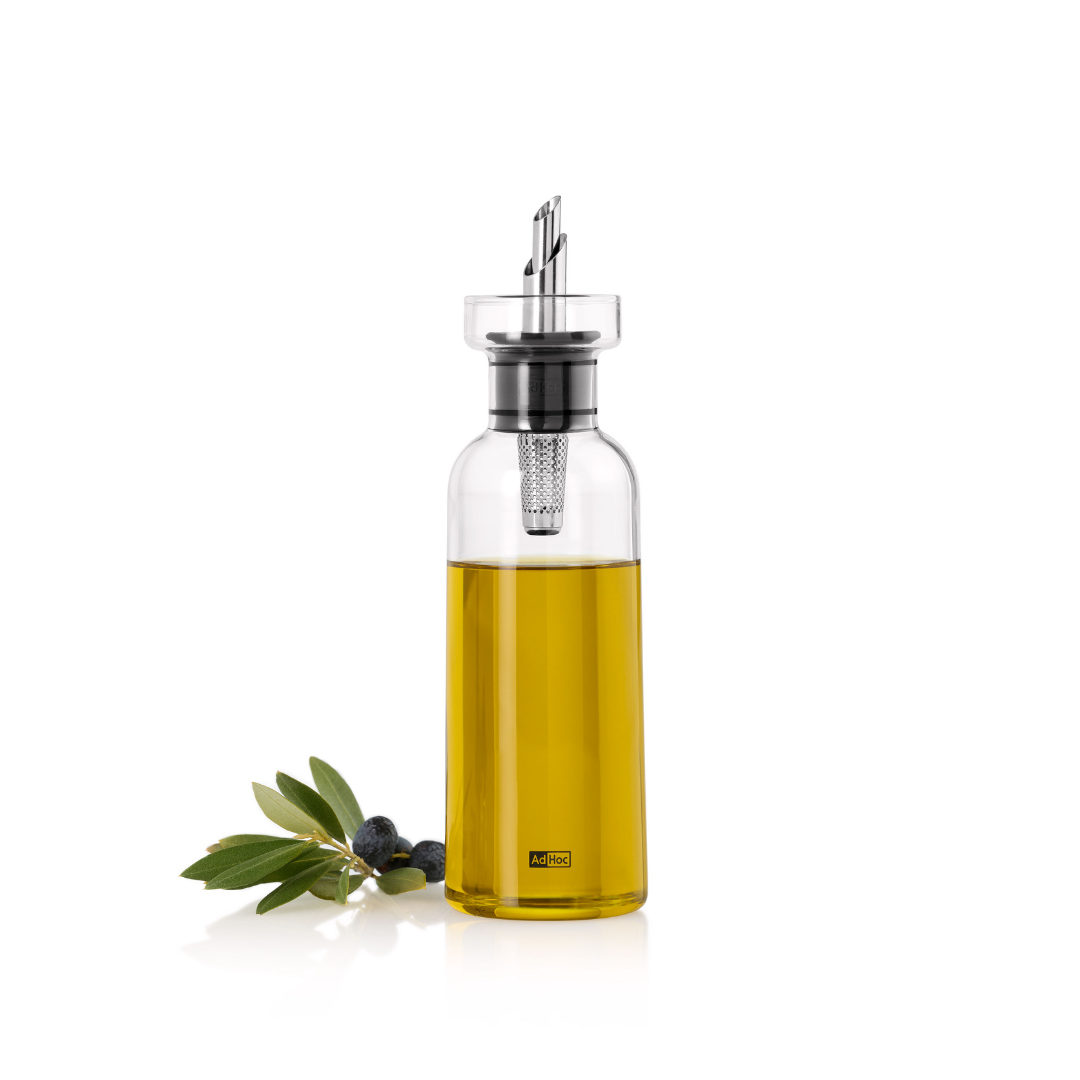 AromaPour oil / vinegar dispenser, clear glass