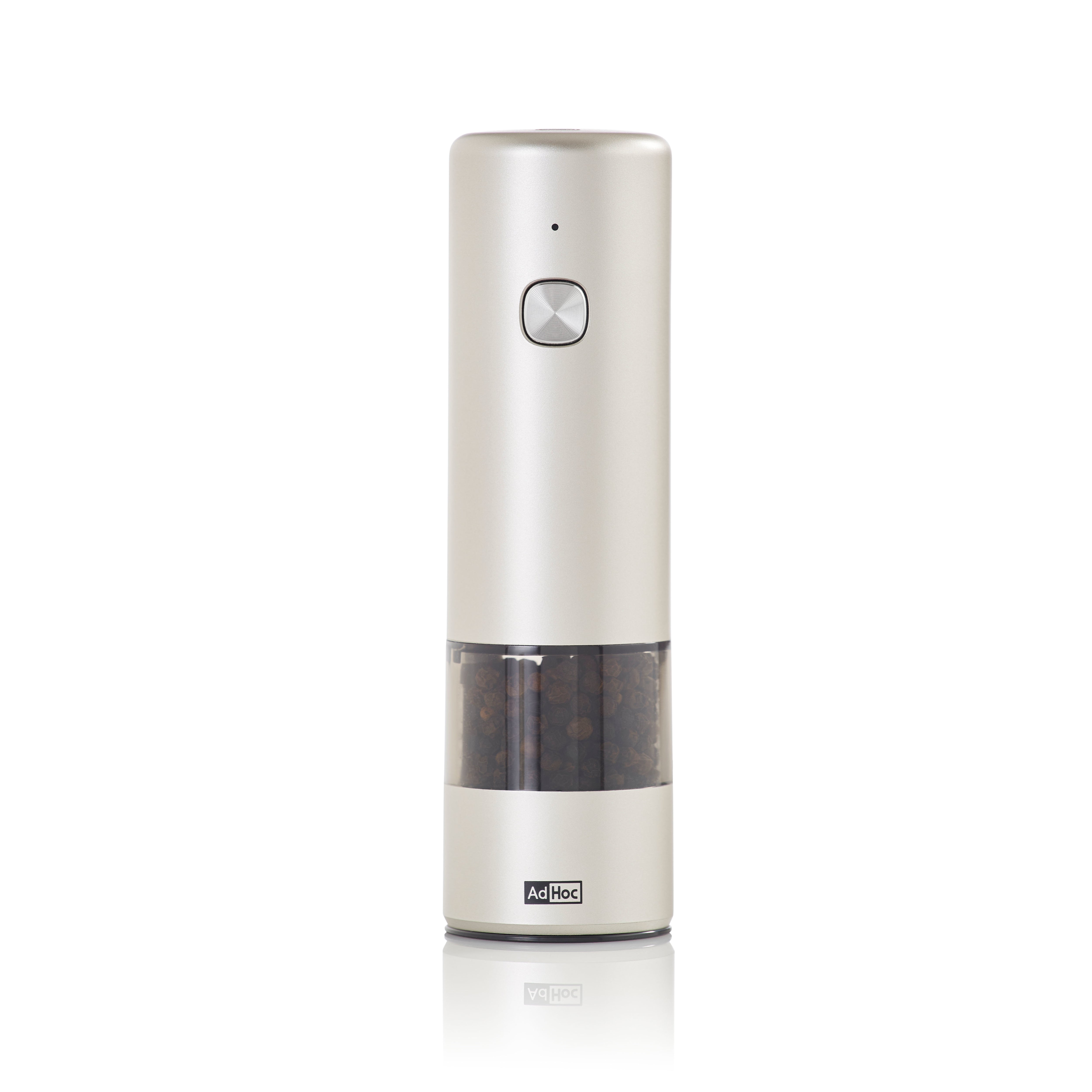 i.Mill rechargeable electric salt and pepper mill - dark and light grey