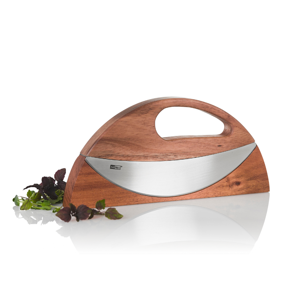 Wave rocking knife and pizza cutter