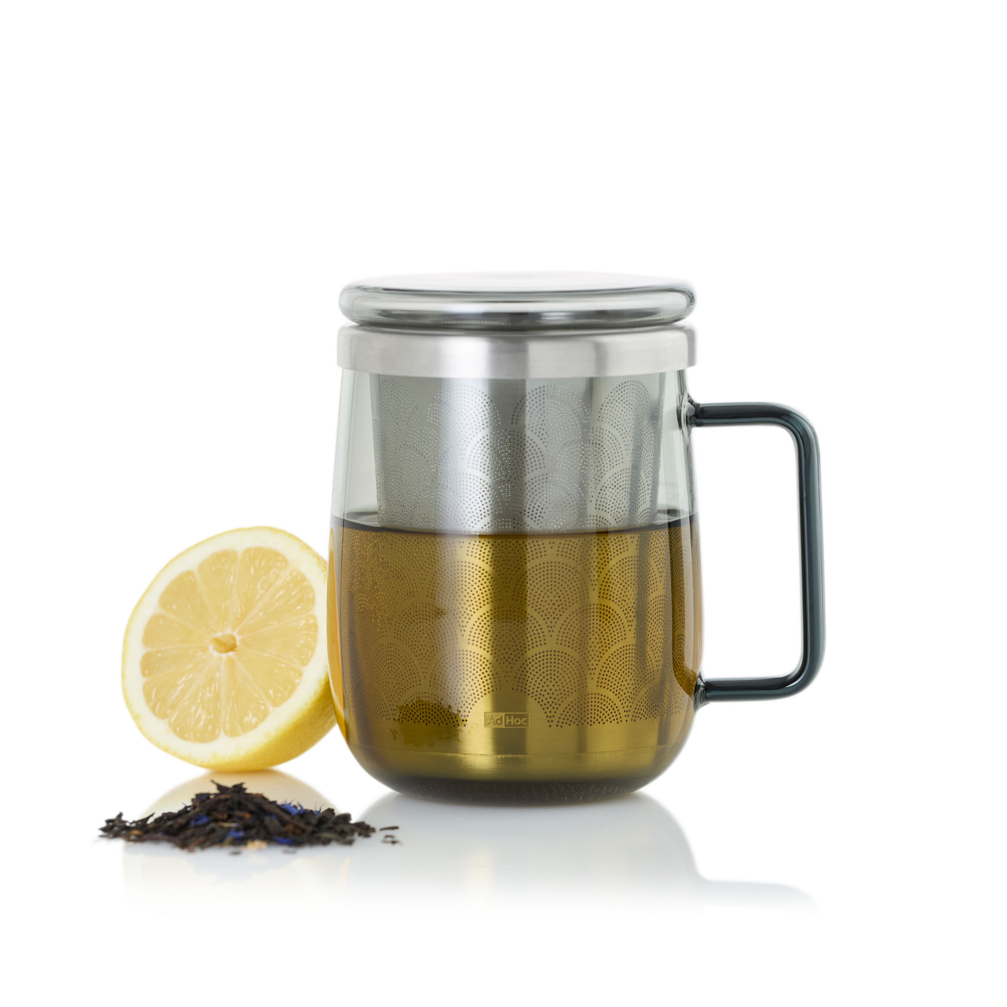 Yuna tea glass with tea infuser