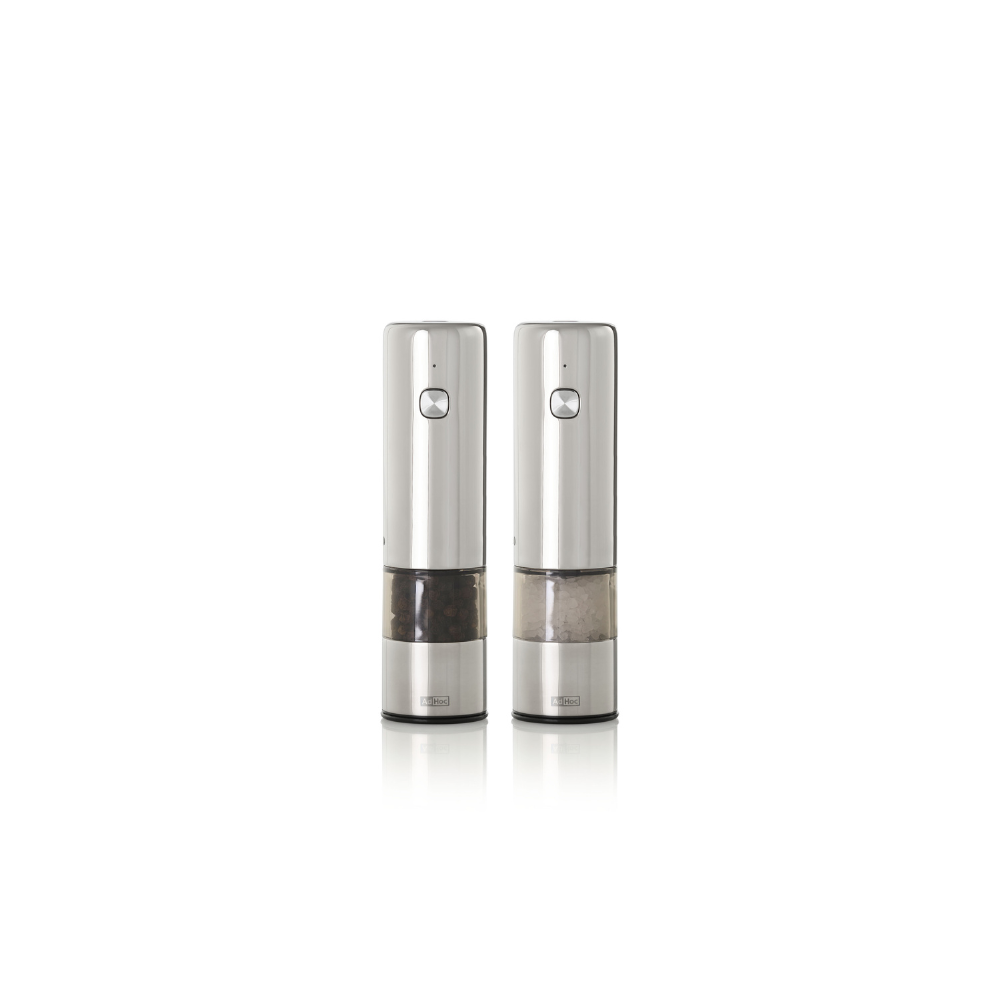i.Mill Mini rechargeable electric salt and pepper mill - polished stainless steel