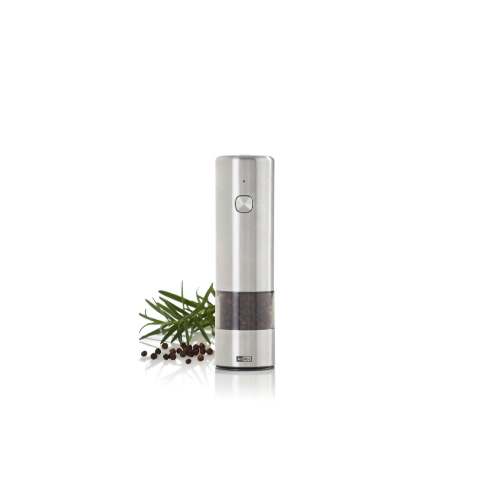 i.Mill Mini rechargeable electric salt and pepper mill - stainless steel