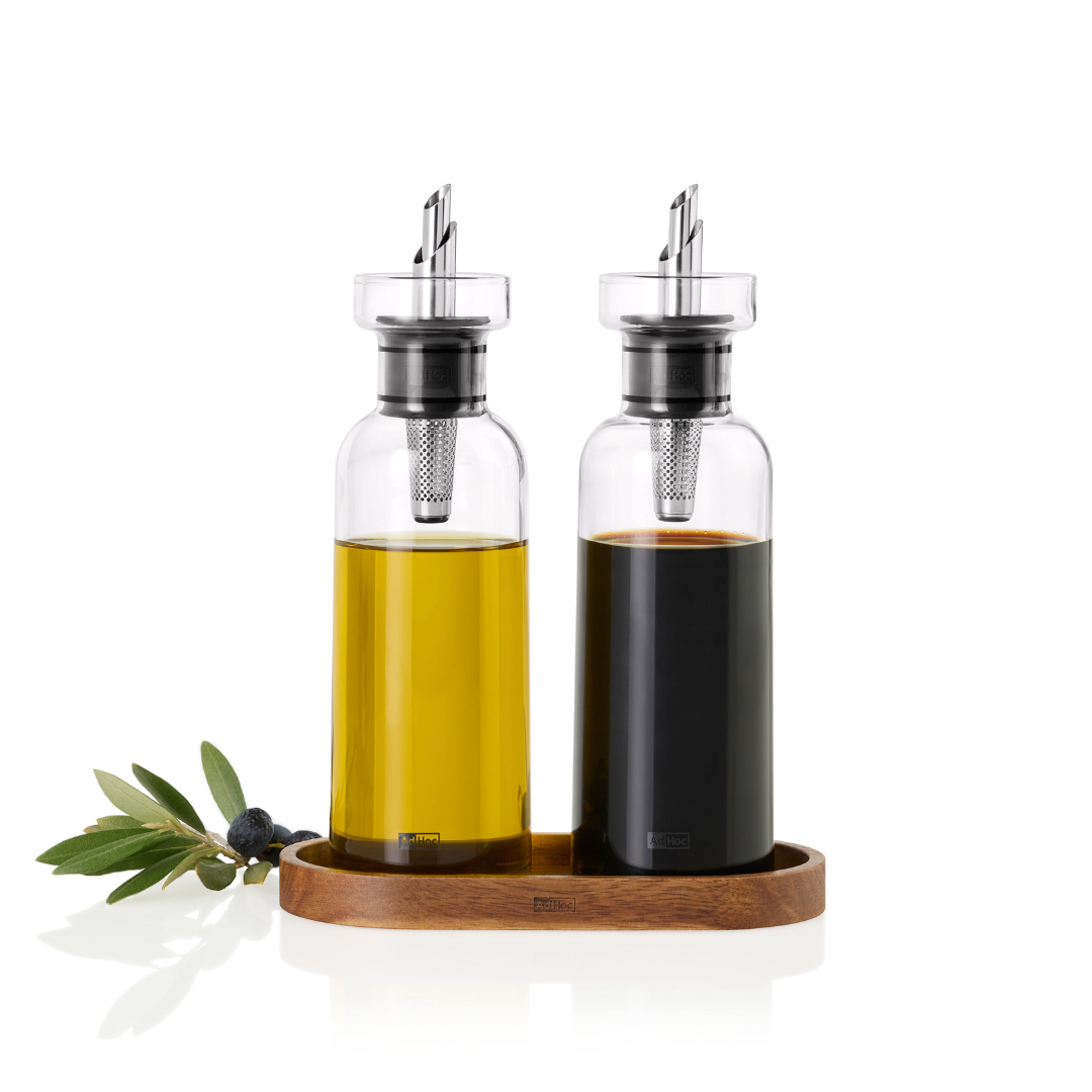 AromaPour oil / vinegar dispenser, clear glass
