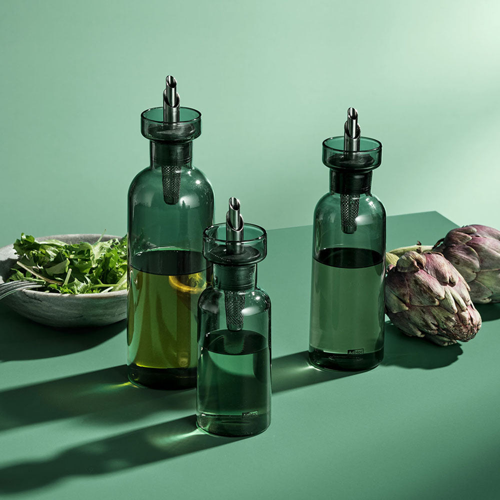 AromaPour oil / vinegar dispenser, grey glass
