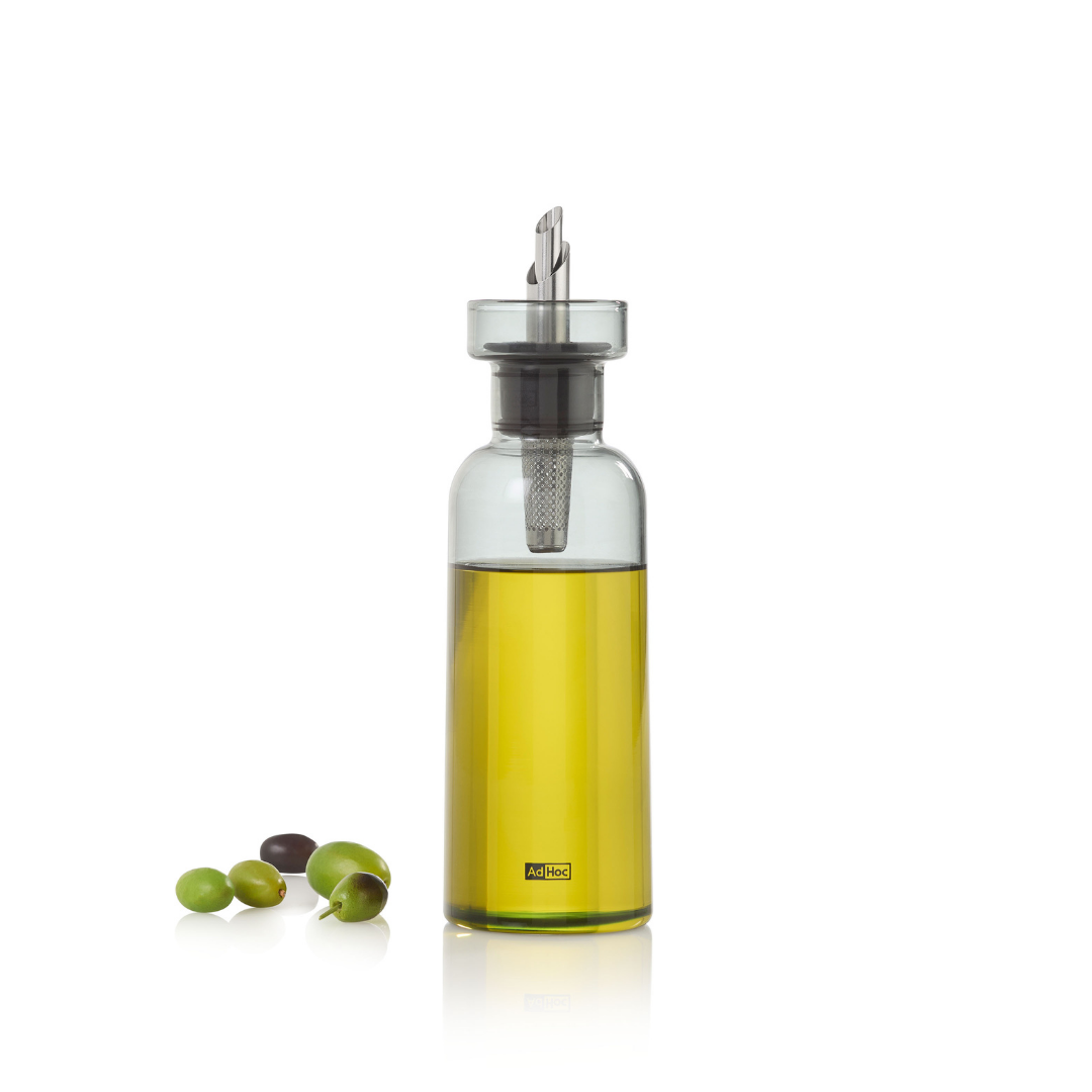 AromaPour oil / vinegar dispenser, grey glass