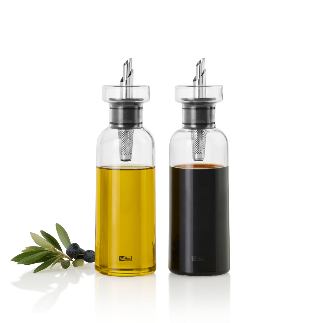 AromaPour oil / vinegar dispenser, clear glass