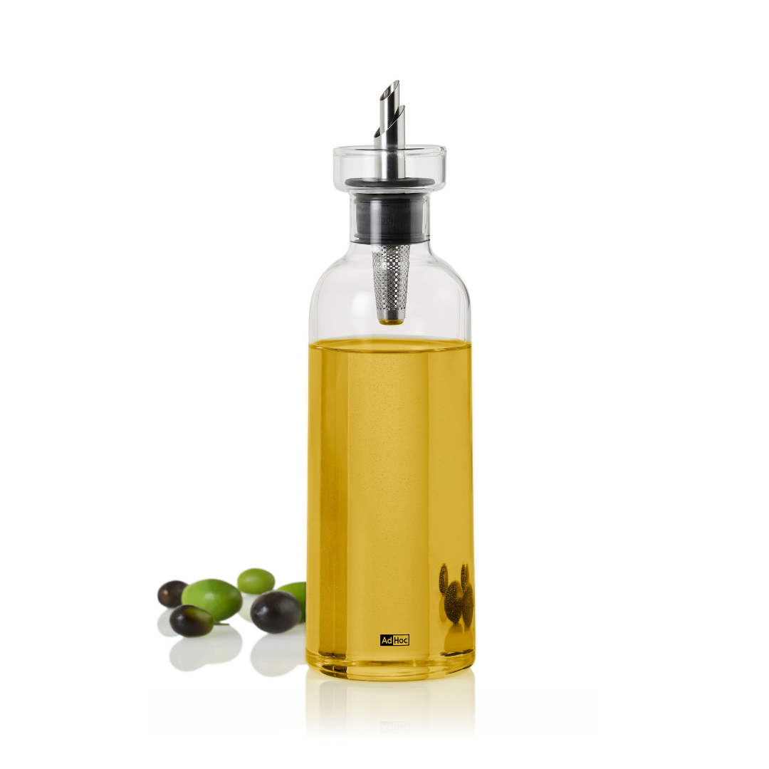 AromaPour oil / vinegar dispenser, clear glass