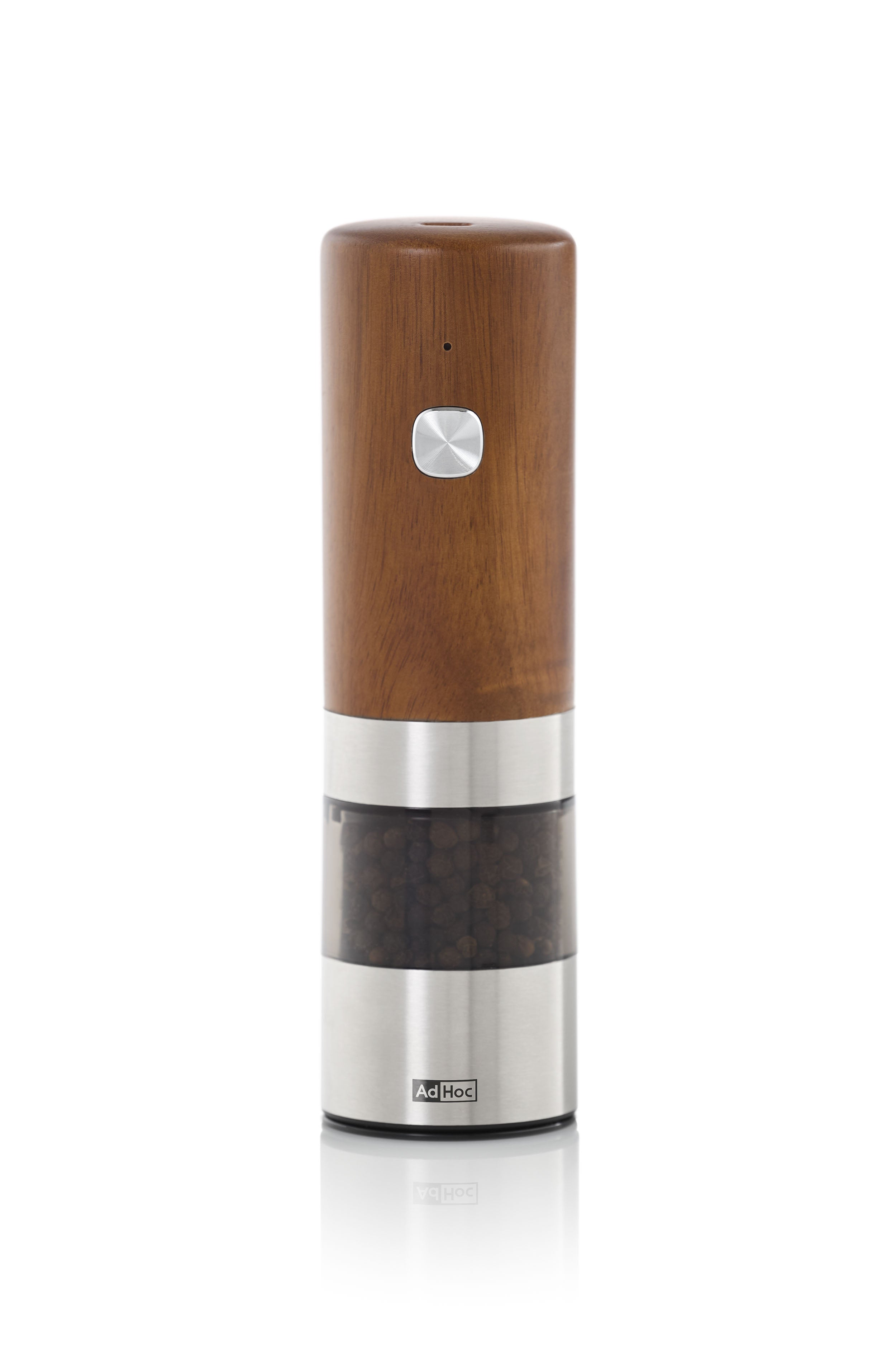 i.Mill rechargeable electric salt and pepper mill - wood