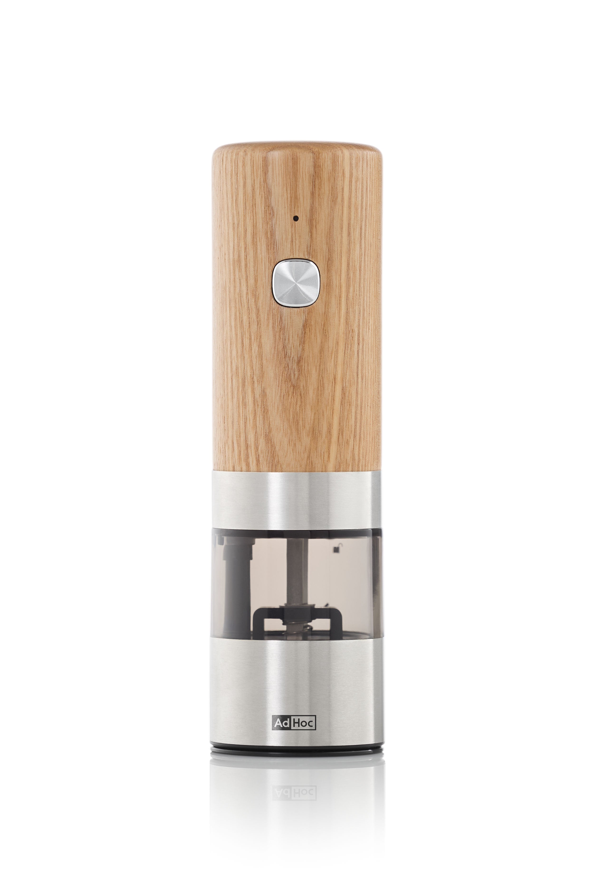 i.Mill rechargeable electric salt and pepper mill - wood