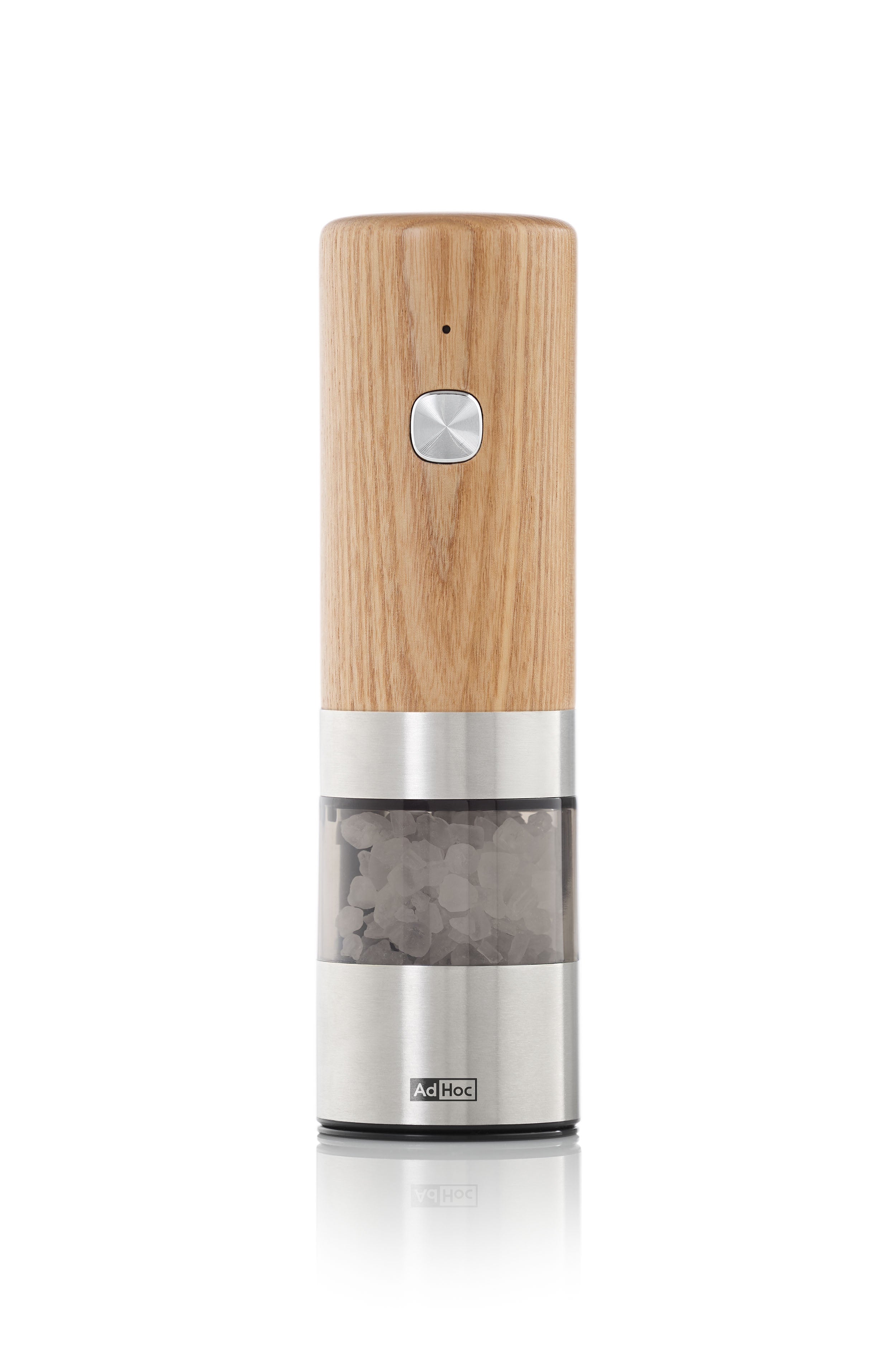 i.Mill rechargeable electric salt and pepper mill - wood