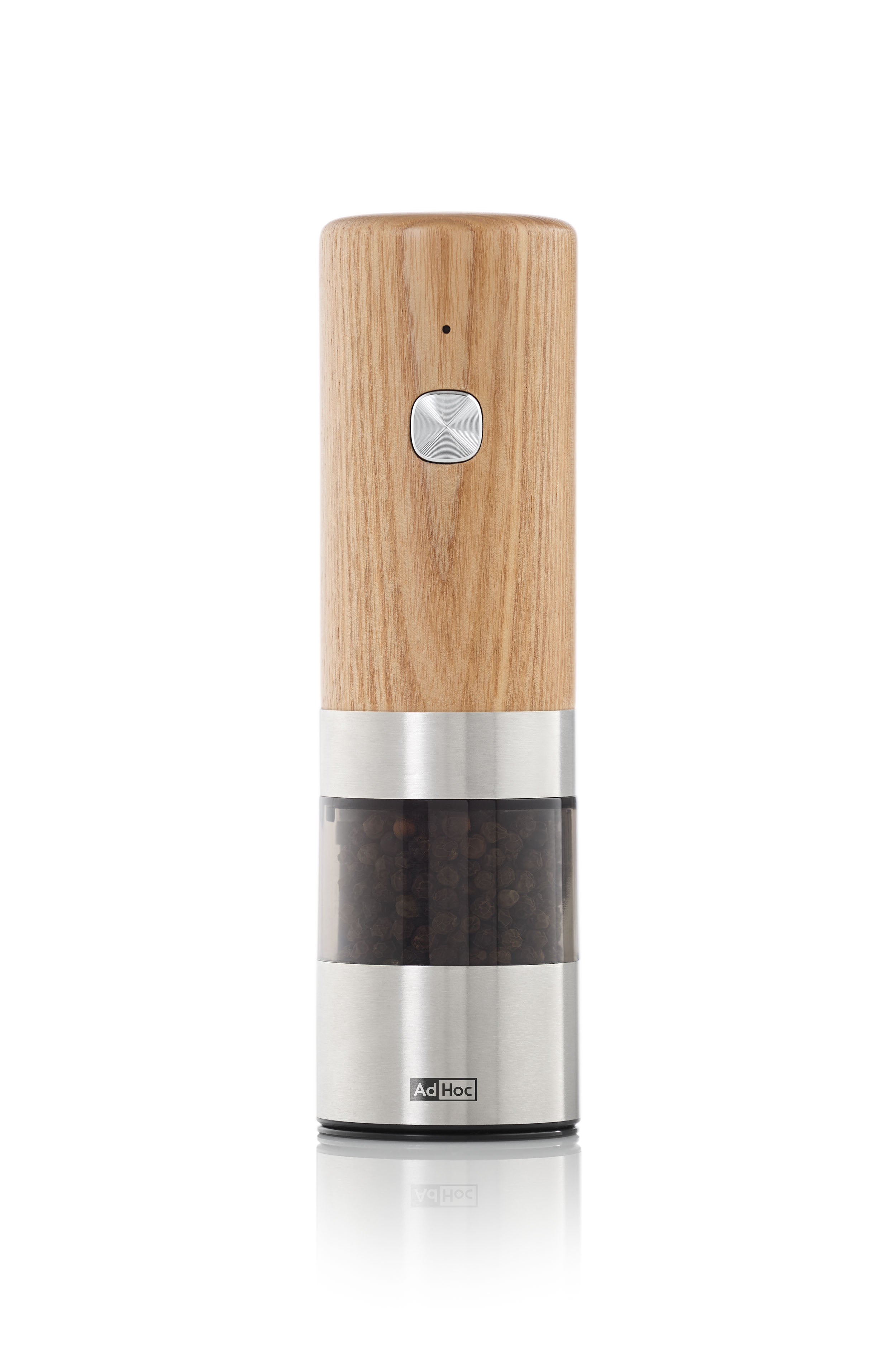 i.Mill rechargeable electric salt and pepper mill - wood