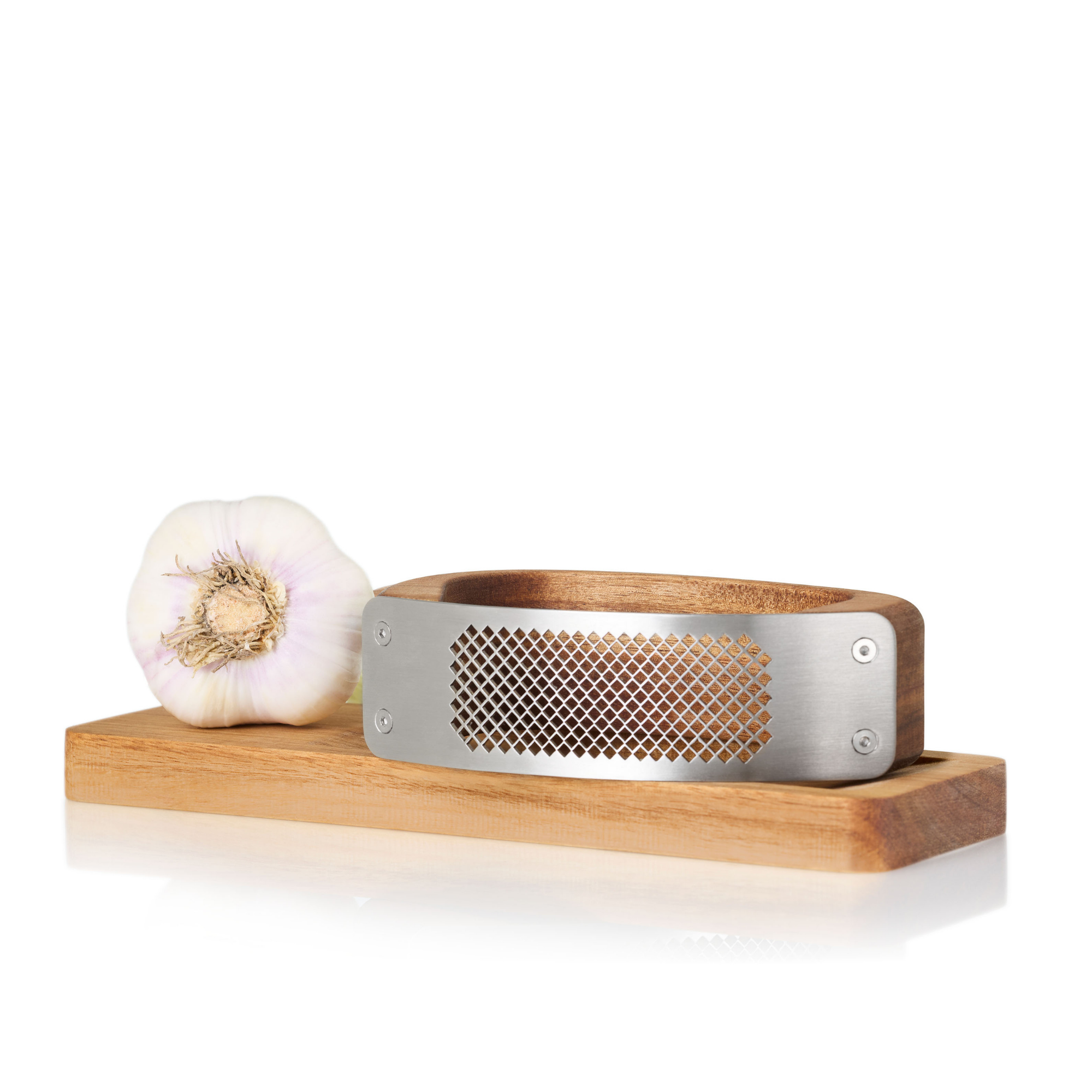 RoccaAlio garlic press with chopping board