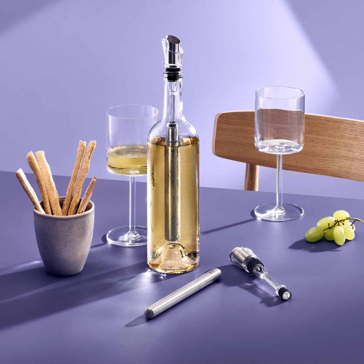 Icepour Weinausgießer mit Kühlstab