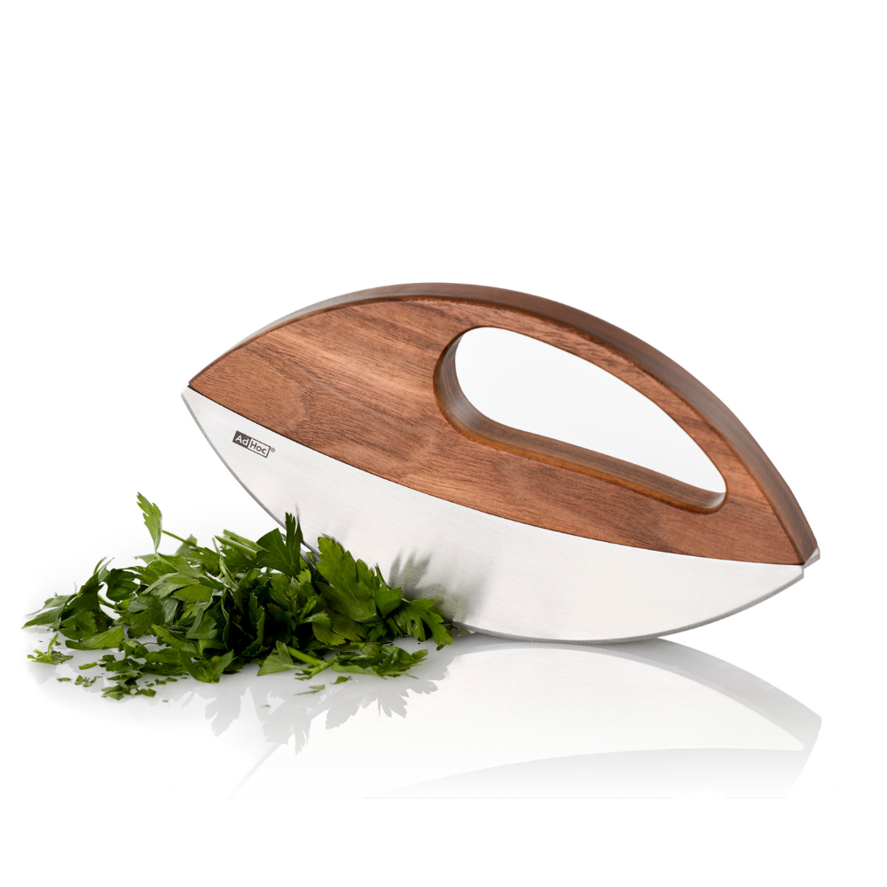 Wave rocking knife and pizza cutter