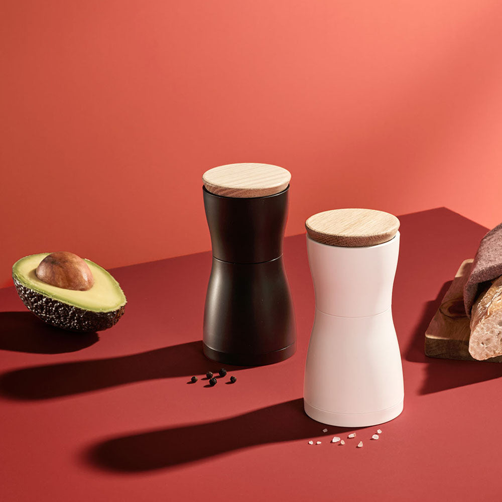 Twin salt and pepper mill set