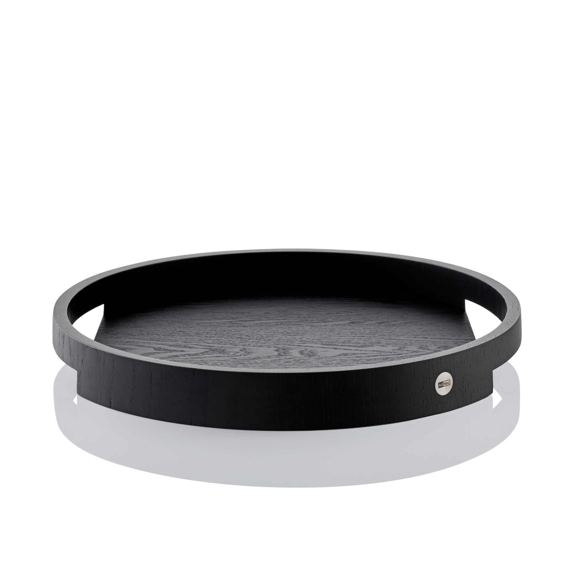 Aura serving tray black