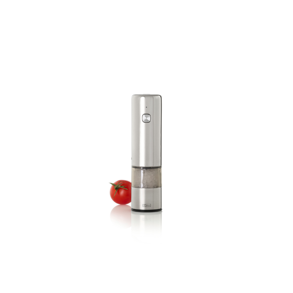 i.Mill Mini rechargeable electric salt and pepper mill - polished stainless steel