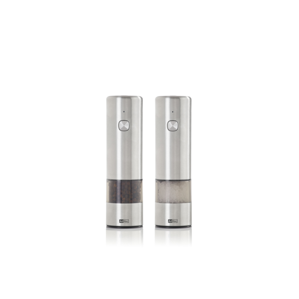 i.Mill Mini rechargeable electric salt and pepper mill - stainless steel