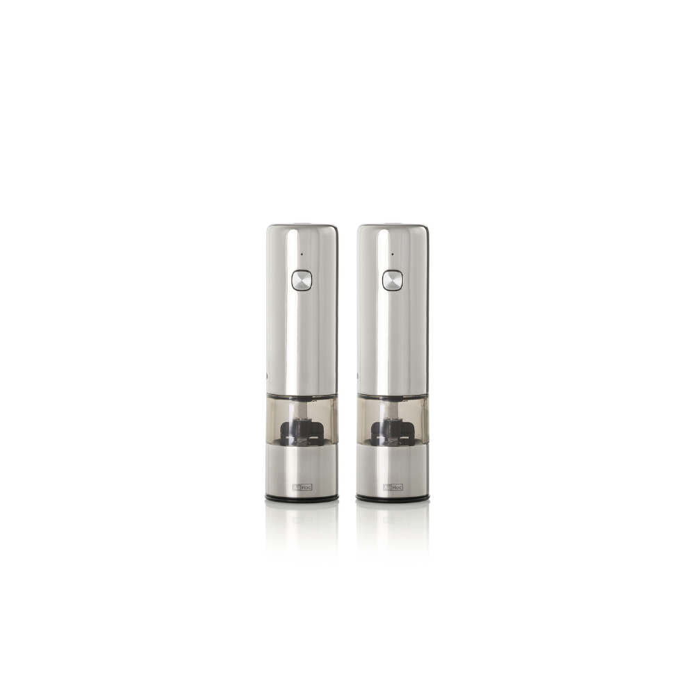 i.Mill Mini rechargeable electric salt and pepper mill - polished stainless steel