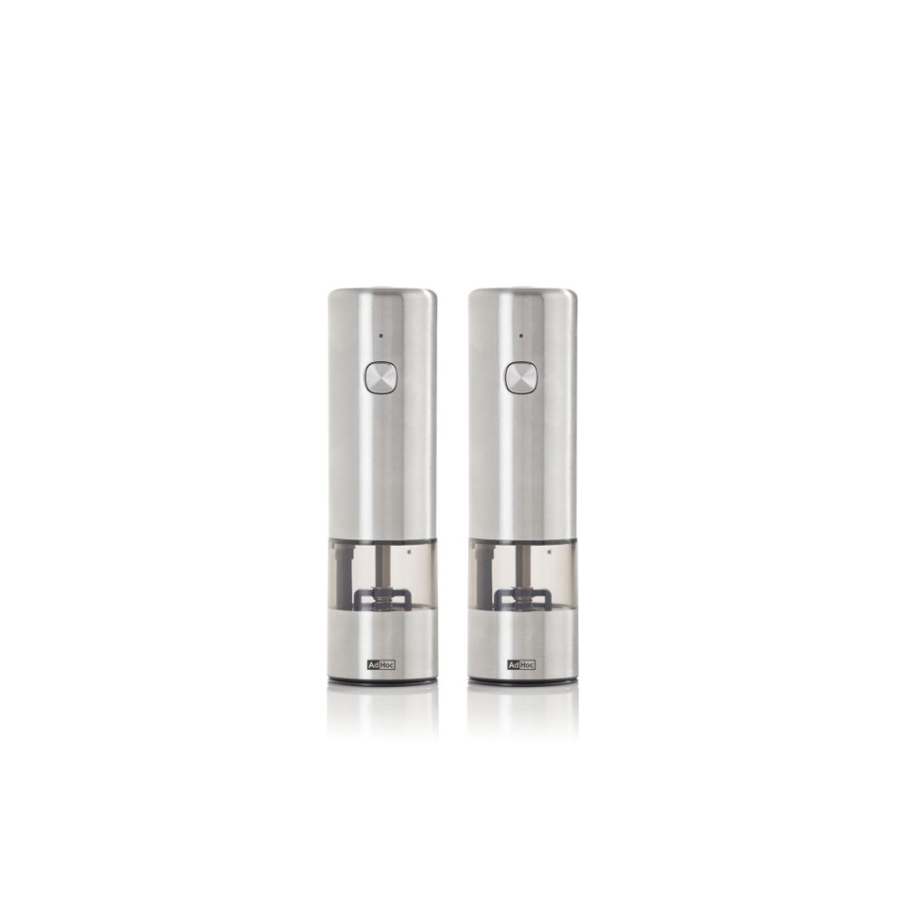 i.Mill Mini rechargeable electric salt and pepper mill - stainless steel